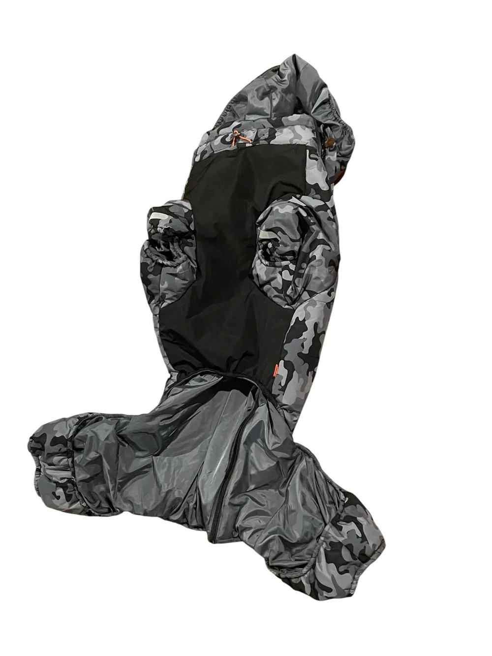 NEW XXL Dog Snowsuit Reddy Camo Puffer Coat Jacket Snow Suit Gray Pet $79